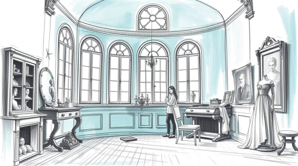 A 19th-century French artist’s studio