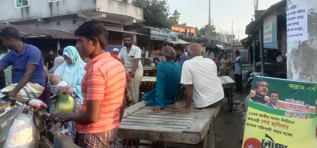 রিক্সার শহর রিকশা জটের শহর কোটচাঁদপুর যাইনা পথে…