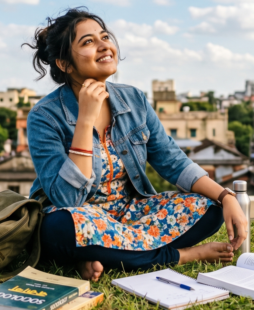 যে বাইরে তাকায়