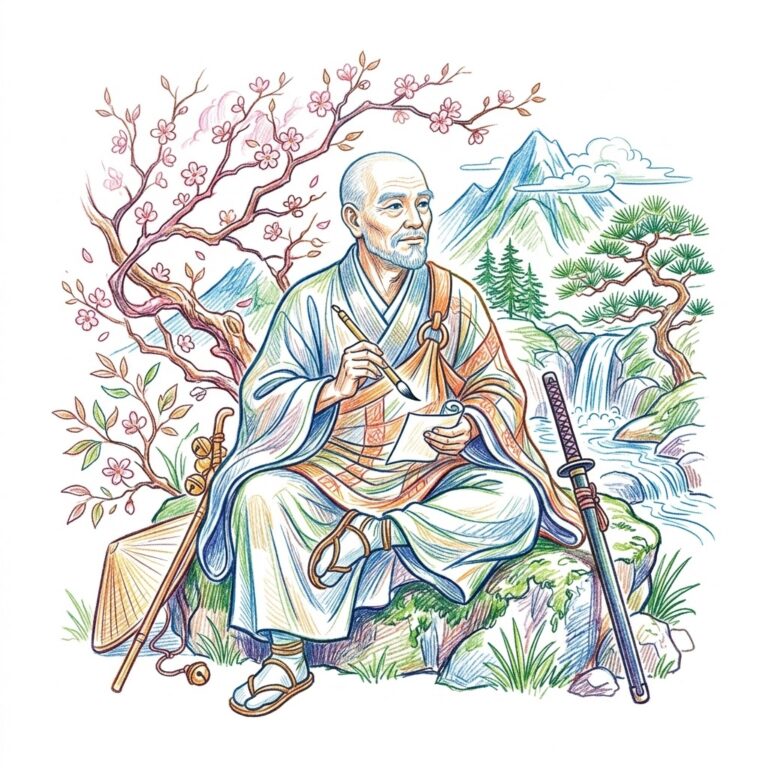 কবি Saigyo Hoshi এবং তাঁর কবিতা (1118–1190)