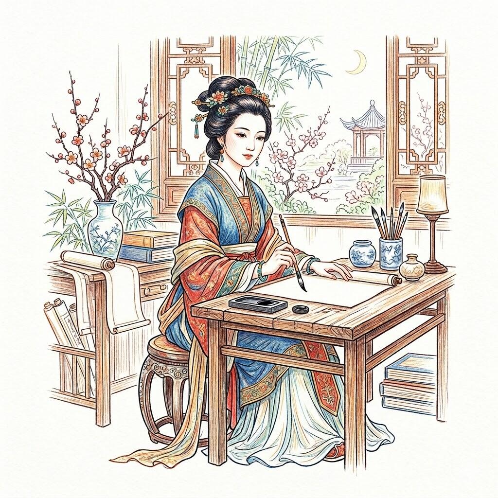 কবি Li Qingzhao এবং তাঁর কবিতা  (1084–c. 1155)