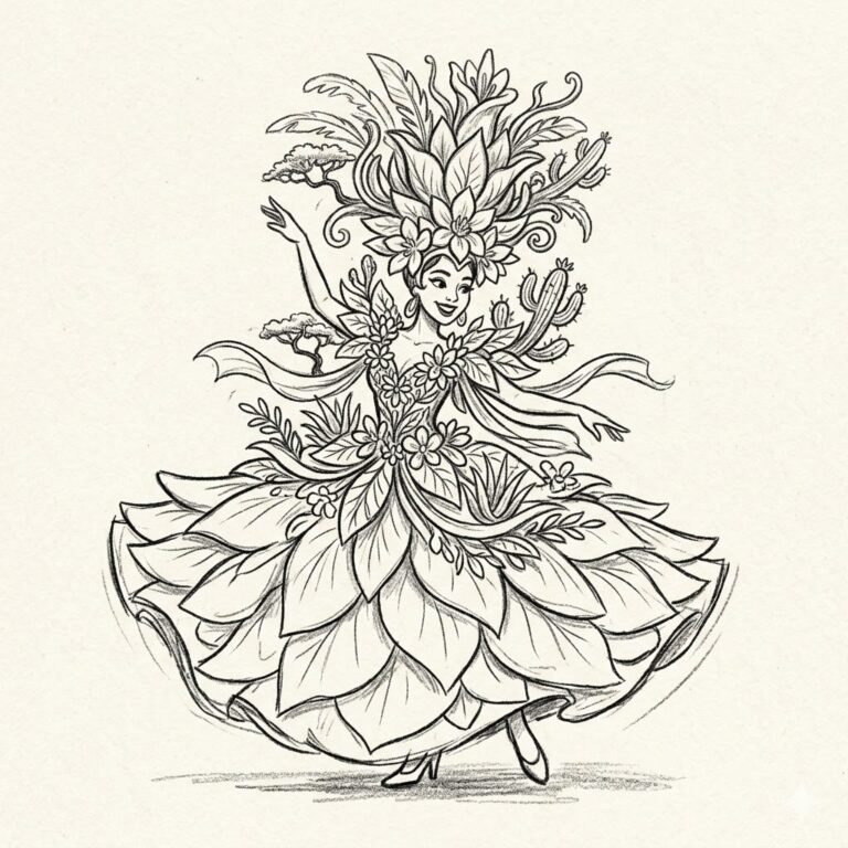 Aruba: Flor de Tabaco Dress
