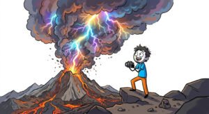 Volcanic Lightning