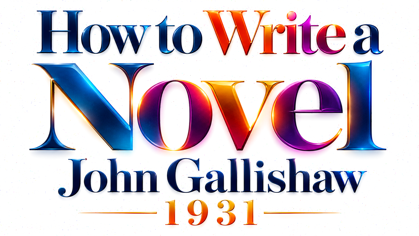 John Gallishaw 1931